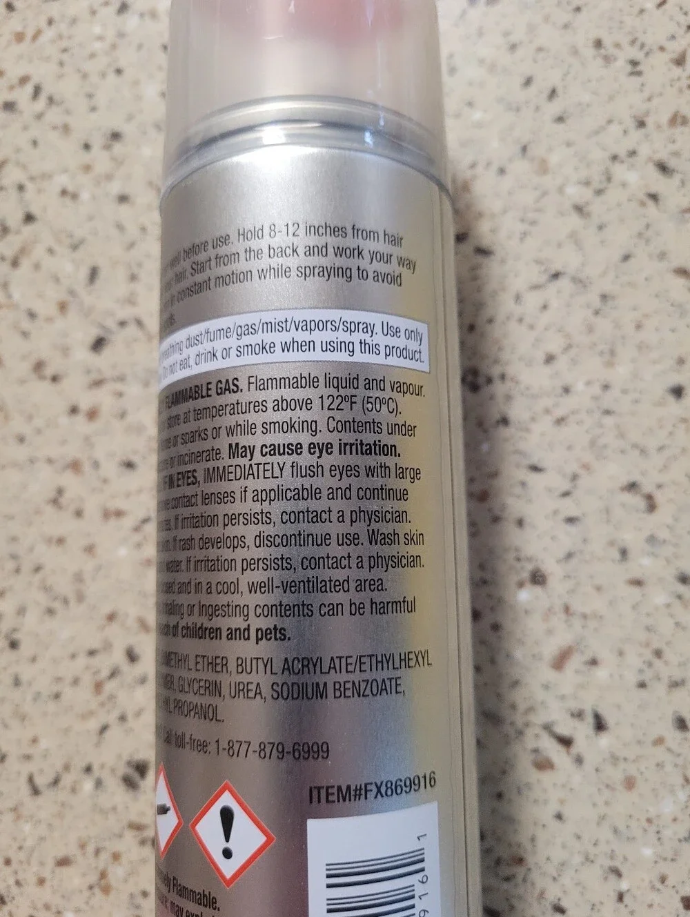 (5) Flex Volumizing Hair Spray All Day Volume & Control 6 Oz Each.